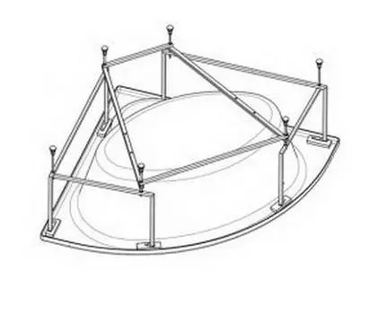 Каркас 150x150 Santek Канны 1WH112432