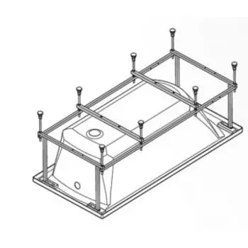 Каркас 170x75 XL Santek Монако 1WH112423