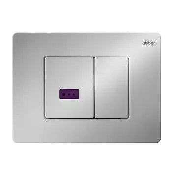 Кнопка для инсталляции Abber AC0122S хром глянцевый