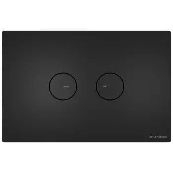 Кнопка для инсталляции Artceram Inox 715.000.BM черная брашированная