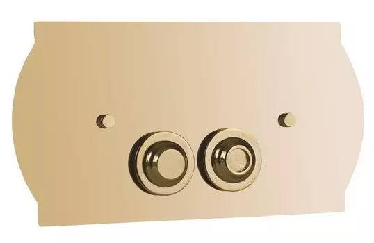 Кнопка для инсталляции Boheme 652 золото