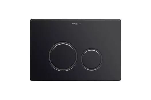 Кнопка для инсталляции Boheme 649-SGM графит глянцевая