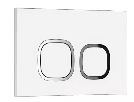 Кнопка для инсталляции Ceruttispa CR01WH белая