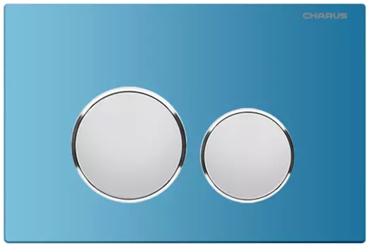 Кнопка для инсталляции Charus Bagliore FP.330.AQUABLUE.10 лазурно-синяя