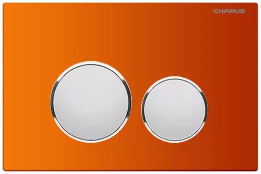 Кнопка для инсталляции Charus Bagliore FP.330.FOXY.10 оранжевая