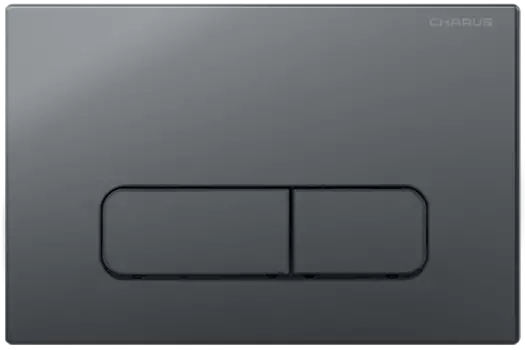 Кнопка для инсталляции Charus Elegia FP.320.GRP.01 графит