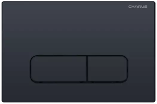 Кнопка для инсталляции Charus Elegia FP.320.DW.01 черная матовая