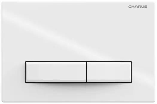 Кнопка для инсталляции Charus Elegia FP.321.11.01 белая глянцевая