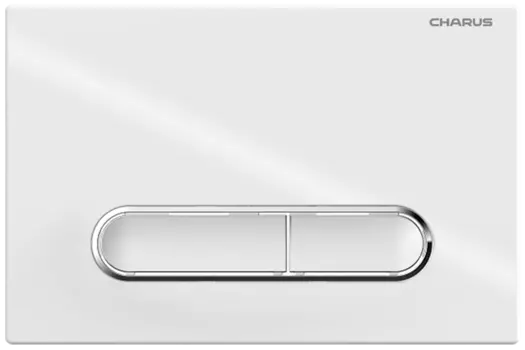 Кнопка для инсталляции Charus Magnus FP.340.11.01 белая глянцевая
