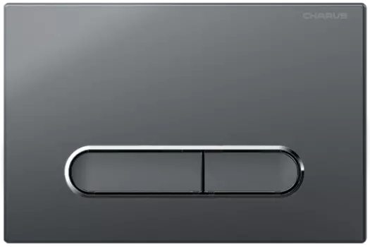 Кнопка для инсталляции Charus Magnus FP.340.GRP.01 графит матовый