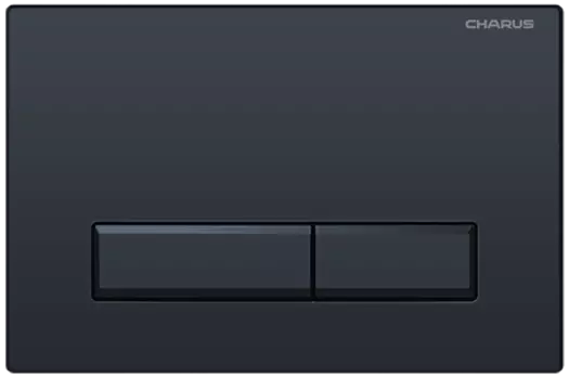 Кнопка для инсталляции Charus Raiden FP.321.DW.01 черная матовая