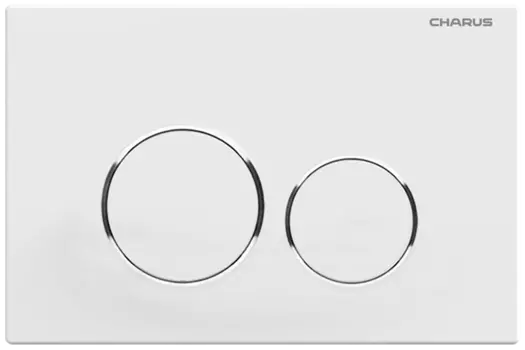 Кнопка для инсталляции Charus Spazio FP.330.12.01 белая матовая