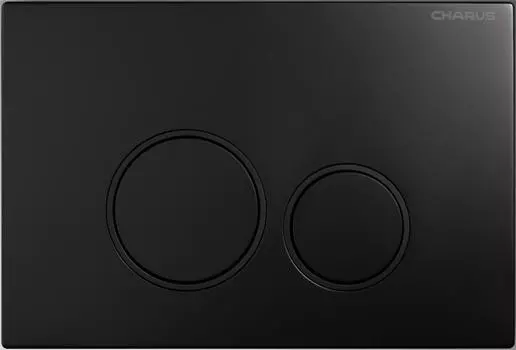 Кнопка для инсталляции Charus Spazio FP.330.DW.02 черная матовая