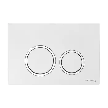 Кнопка для инсталляции Tece TeceSpring 9940103 белая глянцевая, хром
