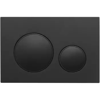 Кнопка для инсталляции Veconi Flush FLV10-B черная матовая