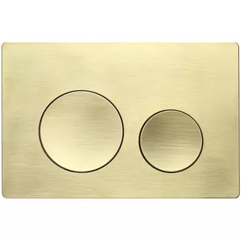 Кнопка для инсталляции Veconi Flush FLV2-G золото брашированное