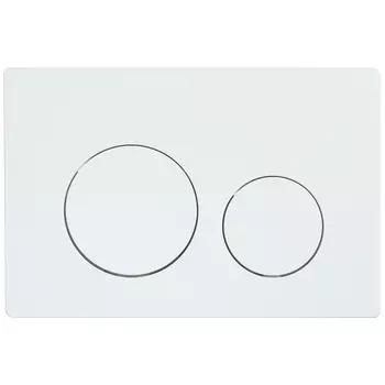 Кнопка для инсталляции Veconi Flush FLV2-W белая глянцевая