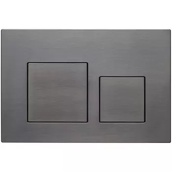 Кнопка для инсталляции Veconi Flush FLV4-GM оружейная сталь