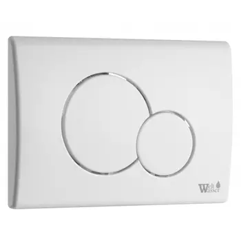 Кнопка для инсталляции WeltWasser WW MARBERG 507 RD GL-WT белая глянцевая