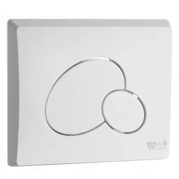Кнопка для инсталляции WeltWasser WW INS WW MARBERG 410 RD GL-WT белая глянцевая