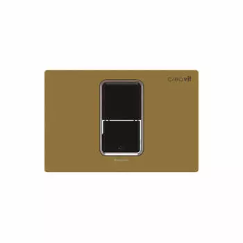 Кнопка смыва Creavit FP8001.04 сенсорная золото