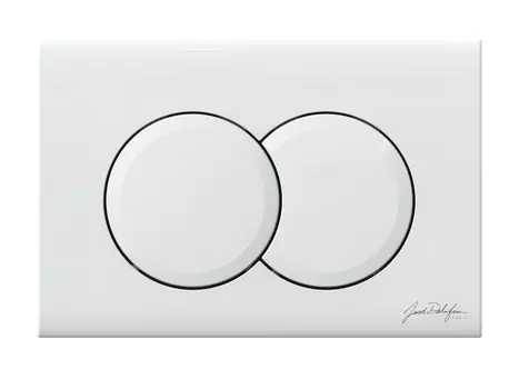 Кнопка смыва Jacob Delafon E36496-00 белая глянцевая