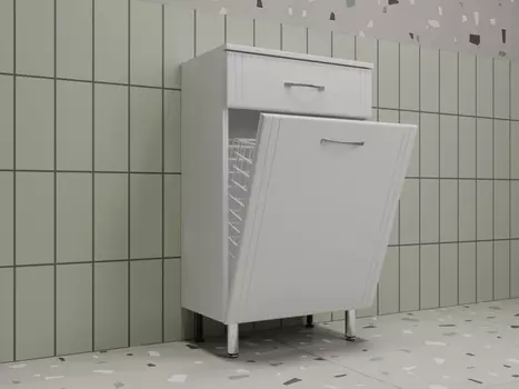 Комод Style Line Эко Стандарт 50 см АА00-000042 напольный, белый