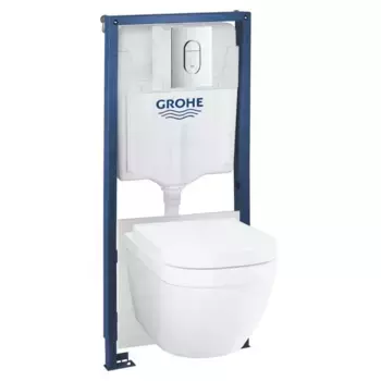 Комплект 5в1 Grohe Rapid SL 36501000, белый, с крышкой микролифт