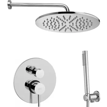 Комплект для душа со смесителем Paffoni Light KITLIG018CR хром