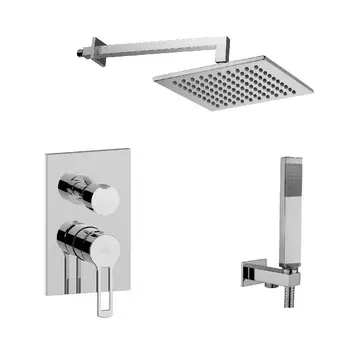 Комплект для душа со смесителем Paffoni Ringo KITRIN018CR/M хром