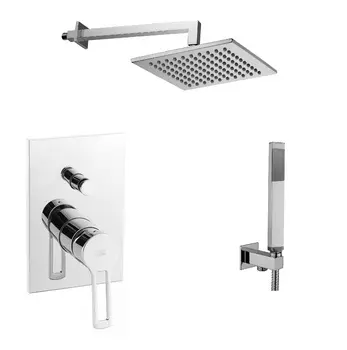 Комплект для душа со смесителем Paffoni Ringo KITRIN015CR/M хром