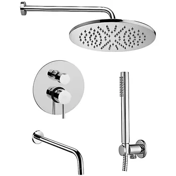 Комплект для ванны с изливом Paffoni Light KITLIG019CR046 хром