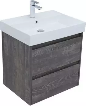 Комплект мебели Aquanet Nova Lite 75 см подвесная 2 ящика, дуб серый