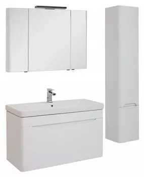 Комплект мебели Aquanet София 105 см подвесная с ящиками, белая