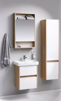 Мебель для ванной комнаты Aqwella City 50 дуб балтийский