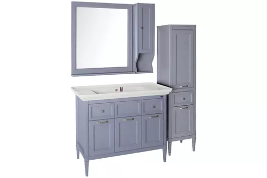 Комплект мебели ASB-Woodline Гранда 105 Grigio напольная