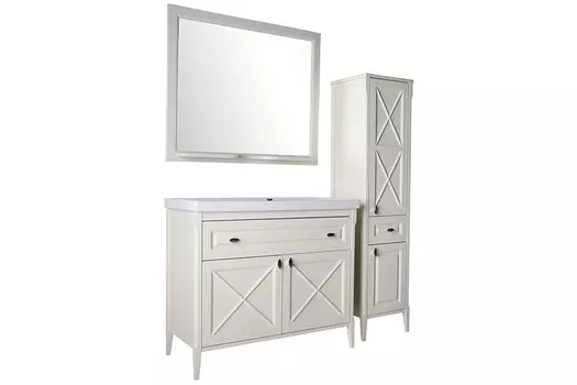 Комплект мебели ASB-Woodline Монте 100 бежевая, напольная