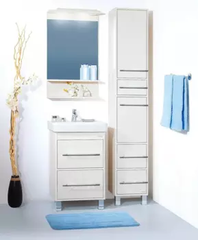 Мебель для ванных комнат Бриклаер Чили 55 светлая лиственница