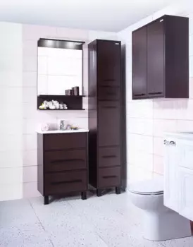 Мебель для ванных комнат Бриклаер Чили 60 венге