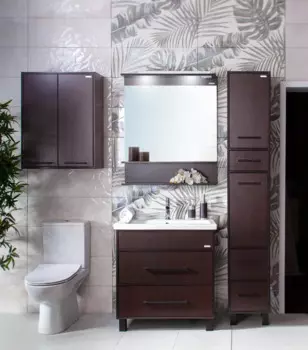 Мебель для ванных комнат Бриклаер Чили 80 венге