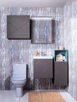 Мебель для ванных комнат Бриклаер Кристалл 50