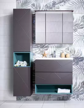 Мебель для ванных комнат Бриклаер Кристалл 70