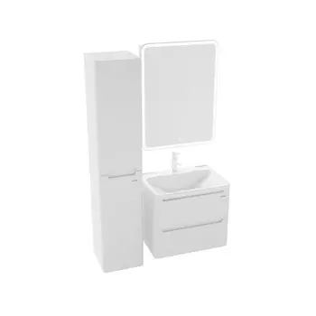 Комплект мебели Grossman Адель 60 подвесная, 2 ящика, белая