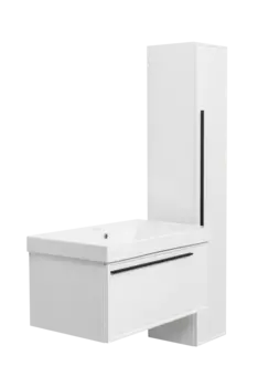Мебель для ванной комнаты La Fenice Elba 80 см, подвесная, 1 ящик, Bianco