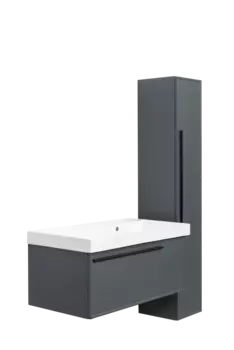 Мебель для ванной комнаты La Fenice Elba 90 см, подвесная, 1 ящик, Grigio