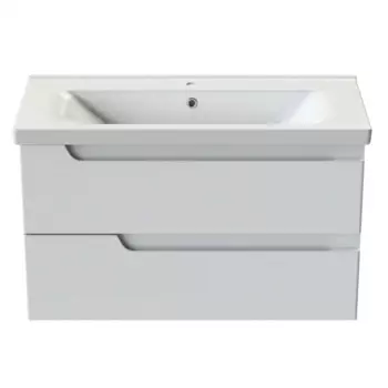 Комплект мебели Orange Topline-Milano TP-MR100 100 см, подвесная, белая глянцевая