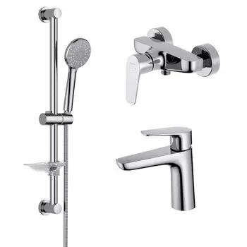 Комплект смесителей для душа Aquatek Бетта AQ1131CR хром