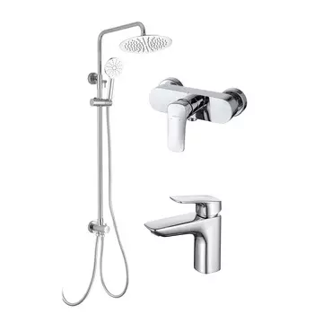 Комплект смесителей для душа Aquatek Вега AQ1036CR хром
