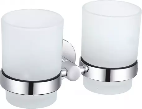 Комплект стаканов для зубных щеток с держателем WONZON & WOGHAND EASY WW-8128 хром