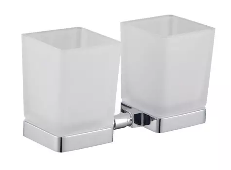 Комплект стаканов для зубных щеток с держателем WONZON & WOGHAND STILL WW-6628 хром